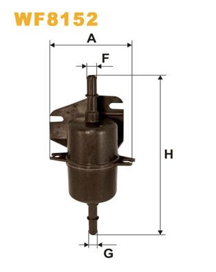 WIX FILTERS Degvielas filtrs WF8152